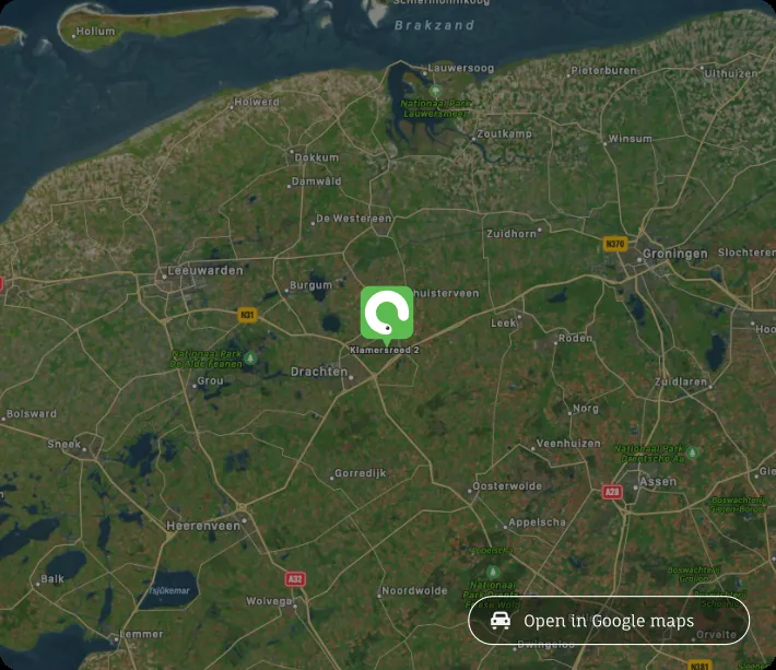 Kaart met de locatie van Sportworms in Drachtstercompagnie
